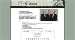 Desktop Screenshot of mckownfuneralhome.com